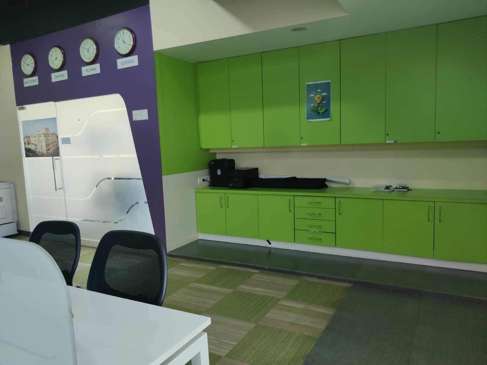 Executive cabin with city view at Cyber One