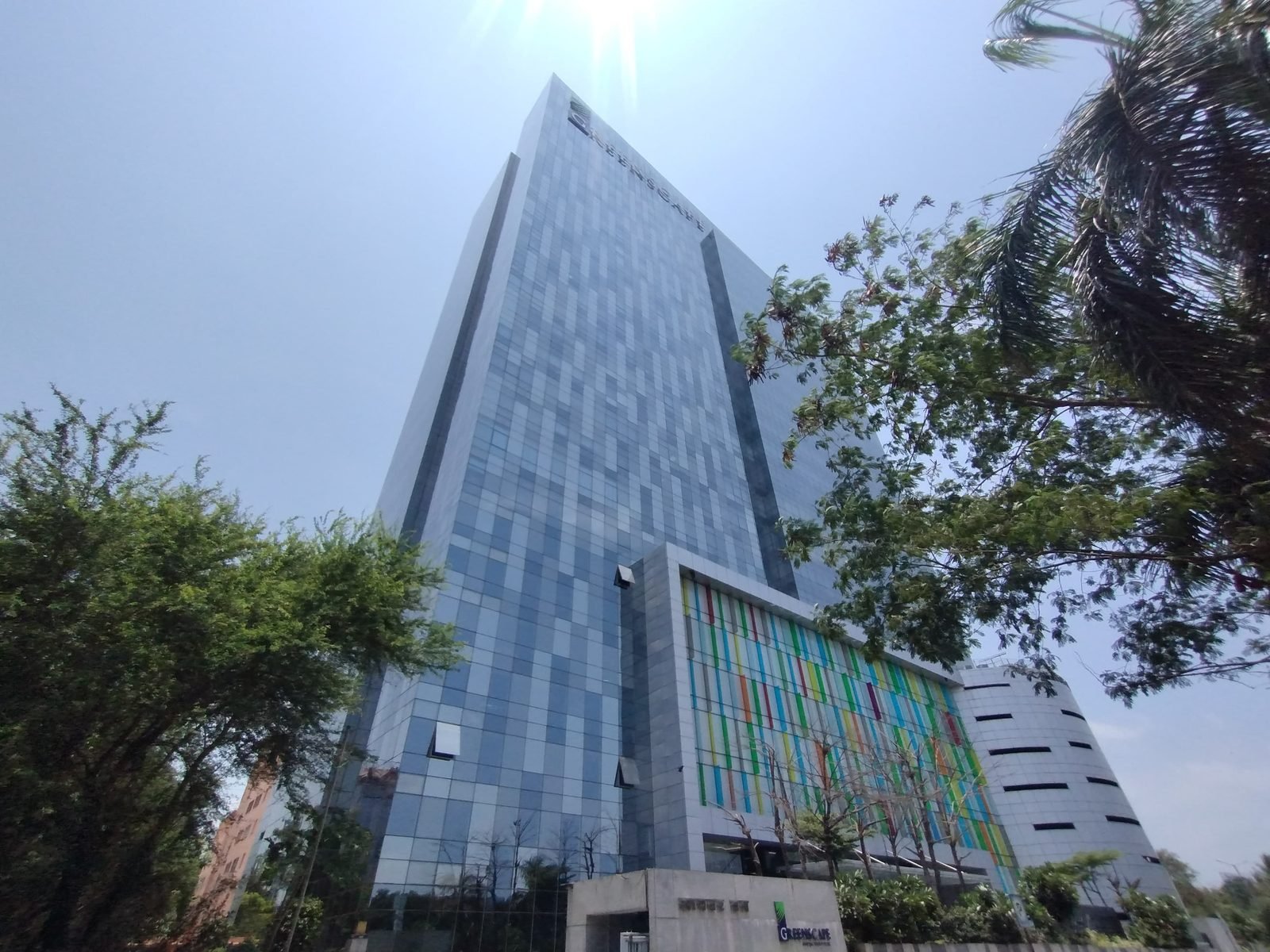 Cyber One office tower exterior, Vashi, Navi Mumbai