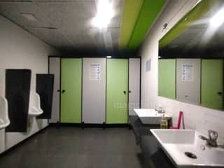 Washroom facilities at Cyber One, Vashi
